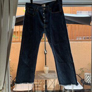 Vintage Levi's Original 501 Straight Leg Button - Fly